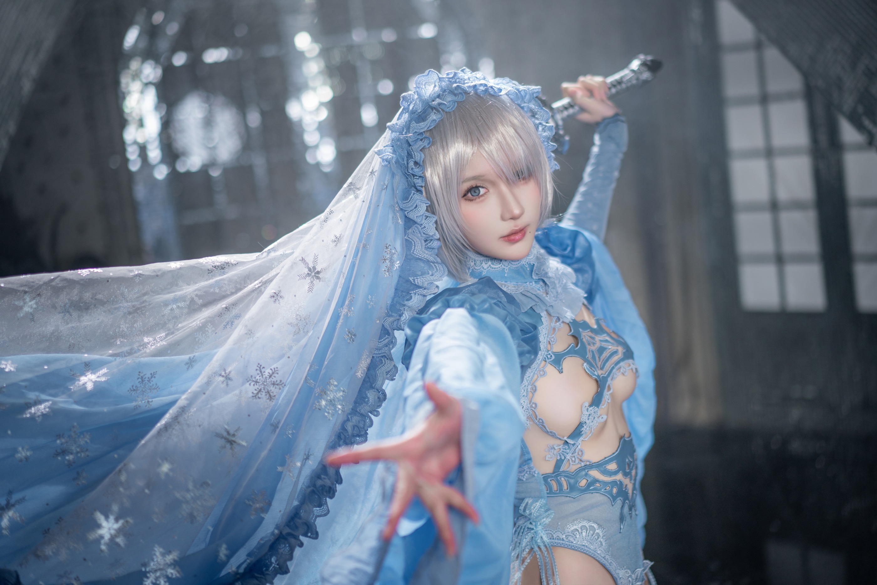 图片[1]-阿包也是兔娘 – NO.089 冰雪2B[42P]-XikXak
